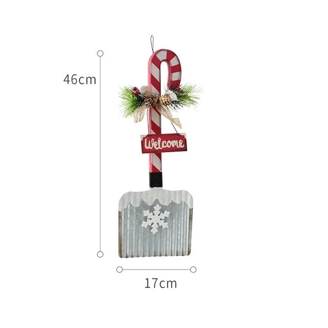 Christmas Shovel Door Sign