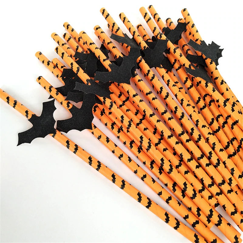 Halloween Decoration Straws (25Pcs)