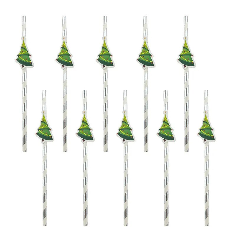 Decorative Christmas Straws