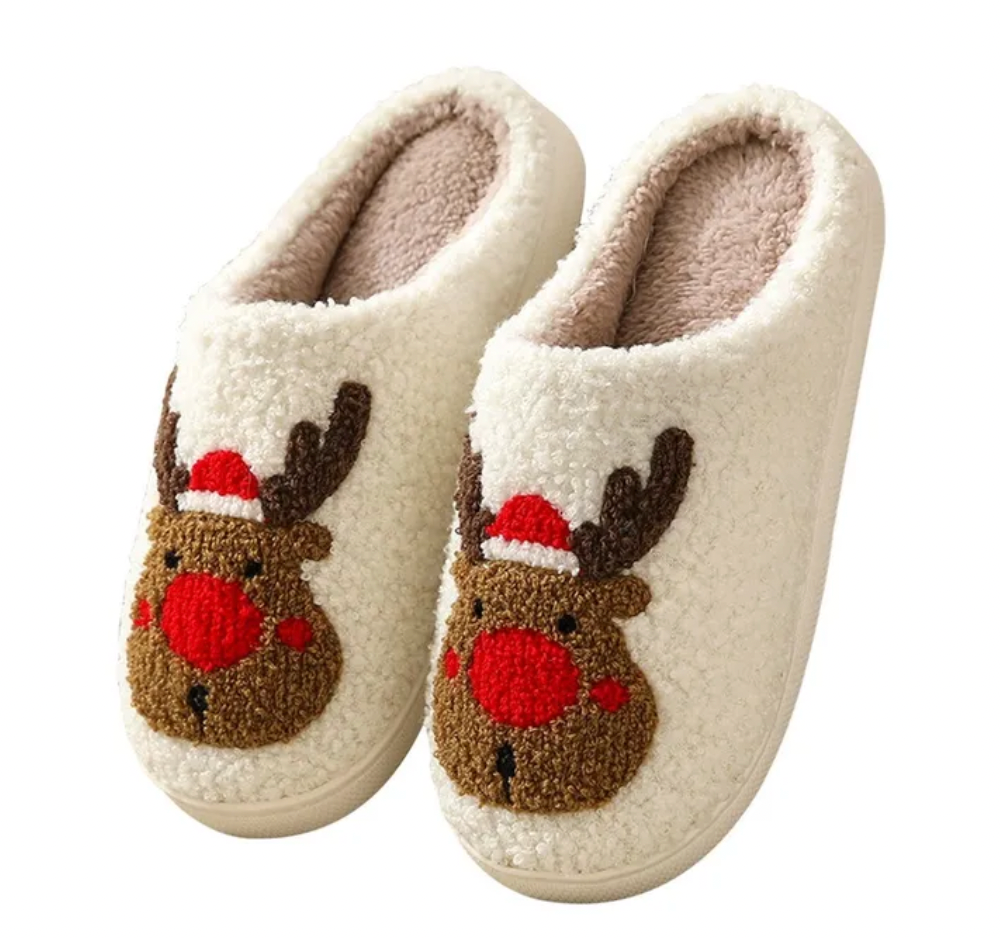 Christmas Wool Slippers