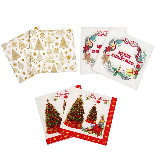 Christmas Print Napkins