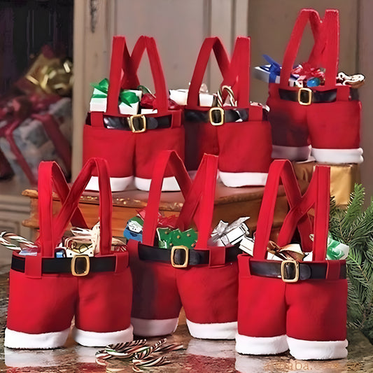 Santa Pants Wine Bag Holder