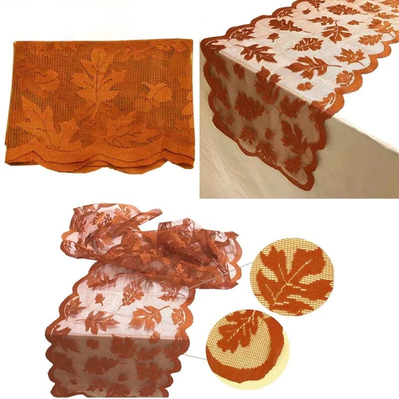 Leaf Lace Table Runner
