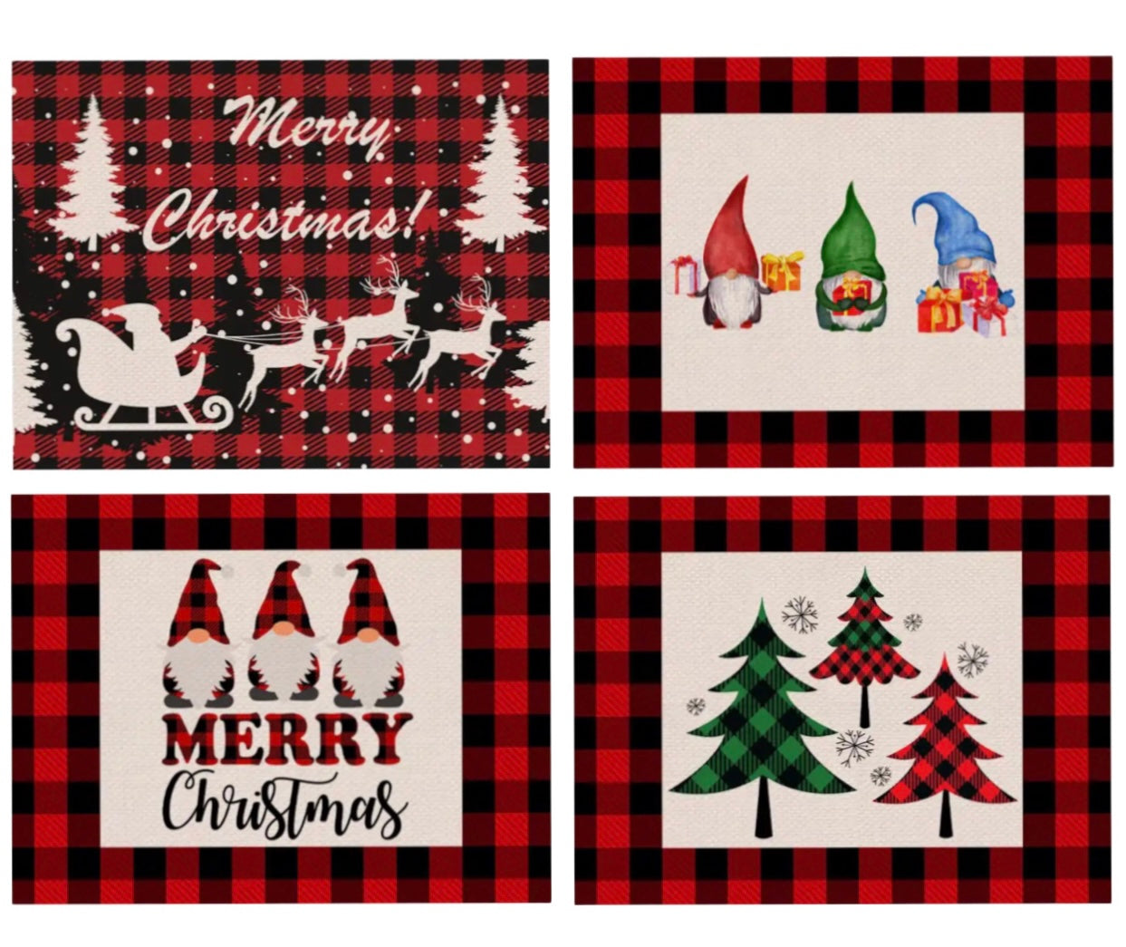 Festive Print Placemats