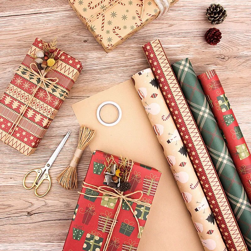 Christmas Craft Wrapping Paper