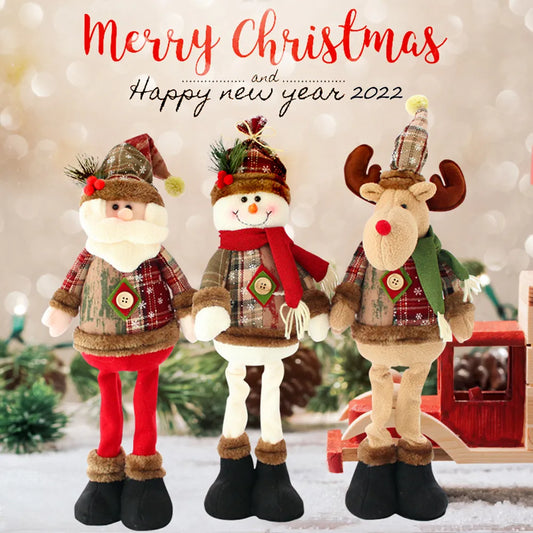 Standing Character Christmas Dolls