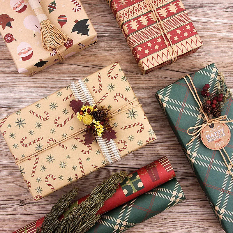 Christmas Craft Wrapping Paper