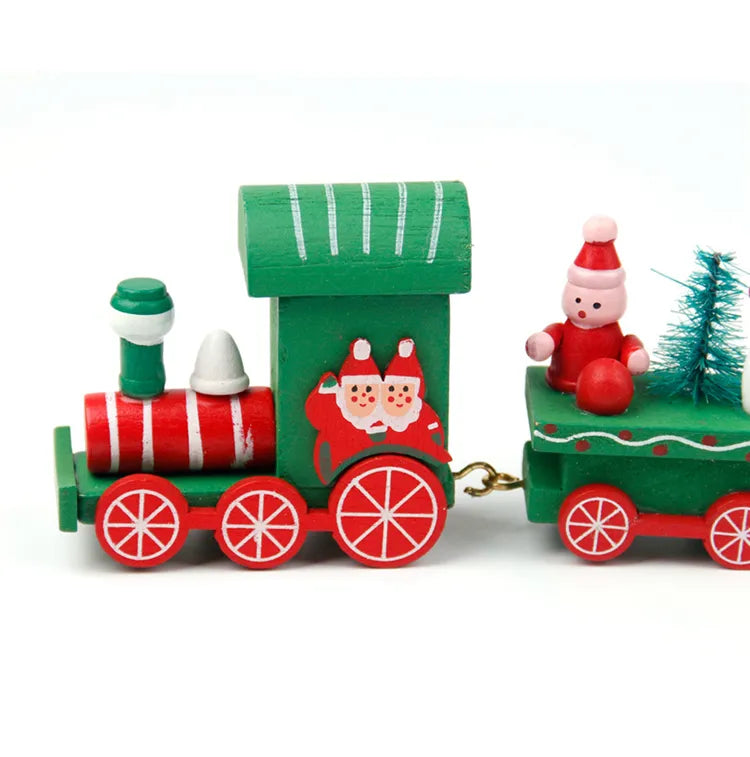 Christmas Wooden Train