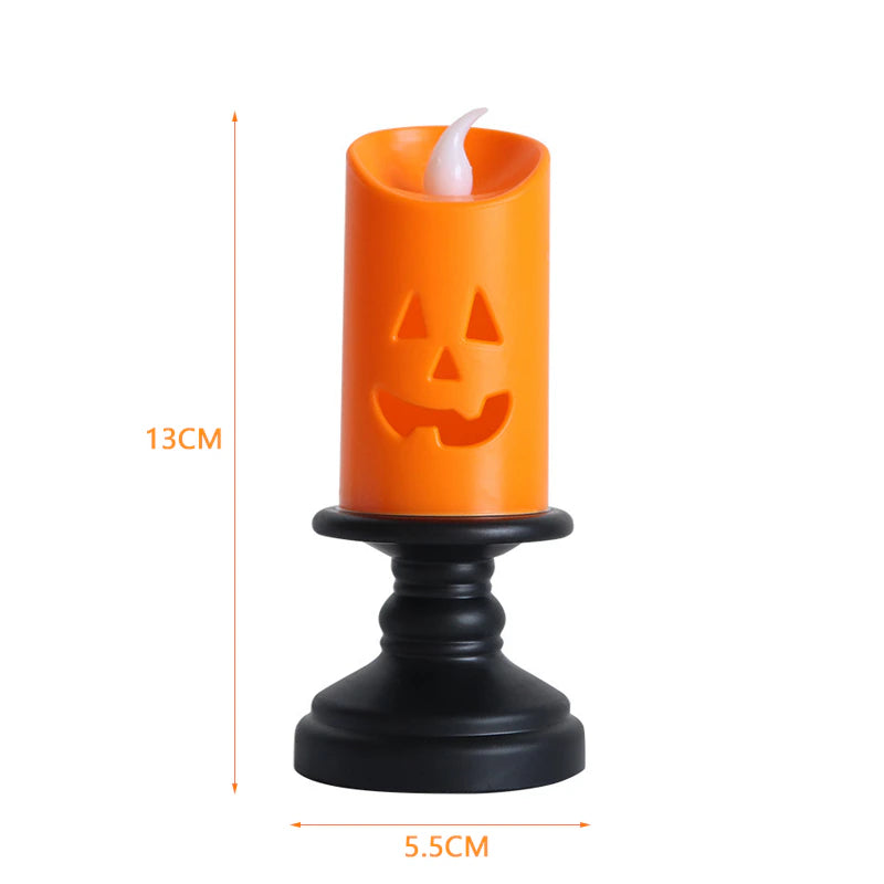 Pumpkin LED Candle