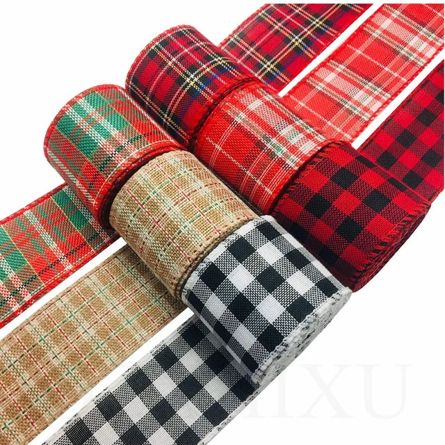 Plaid Christmas Ribbion