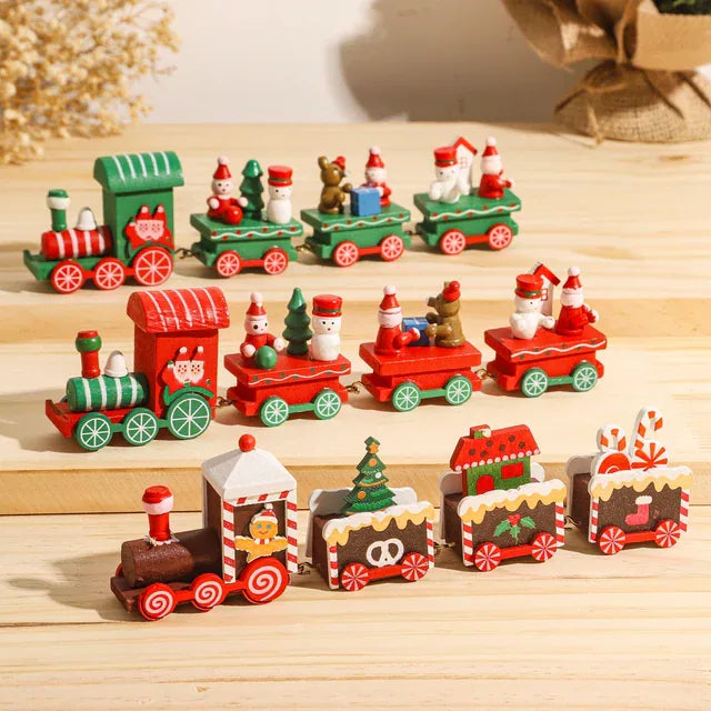 Christmas Wooden Train