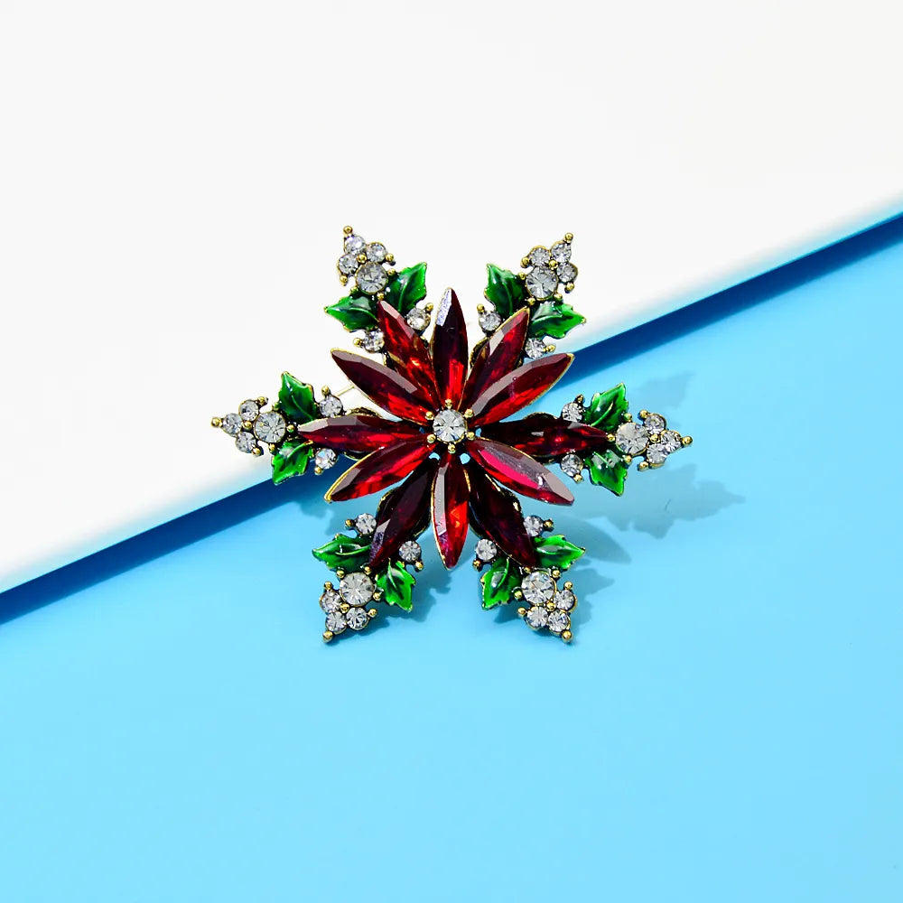 Christmas Flower Brooch