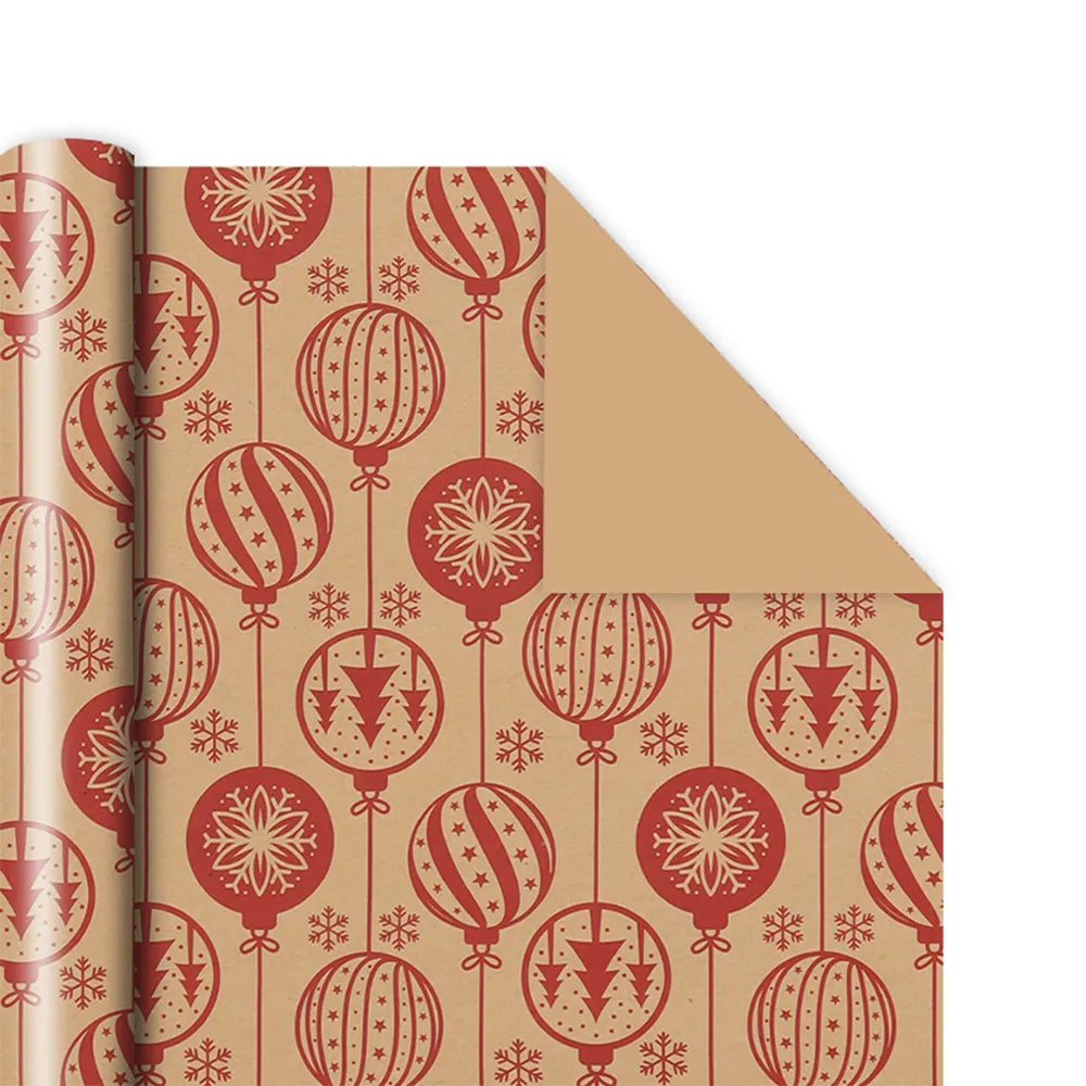 Ornament Print Christmas Wrapping Paper