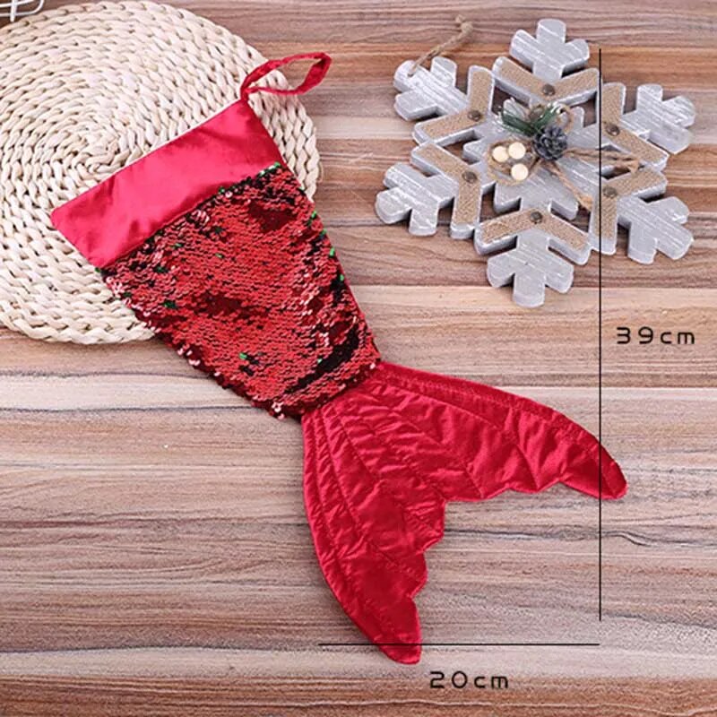 Mermaid Tale Sparkle Stocking