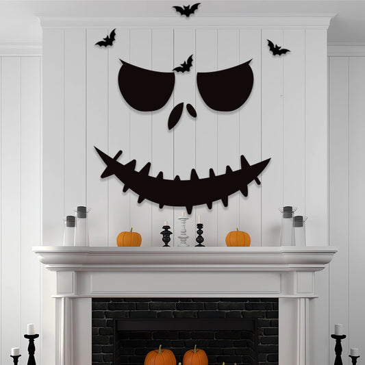 Creepy Pumpkin Wall Sticker