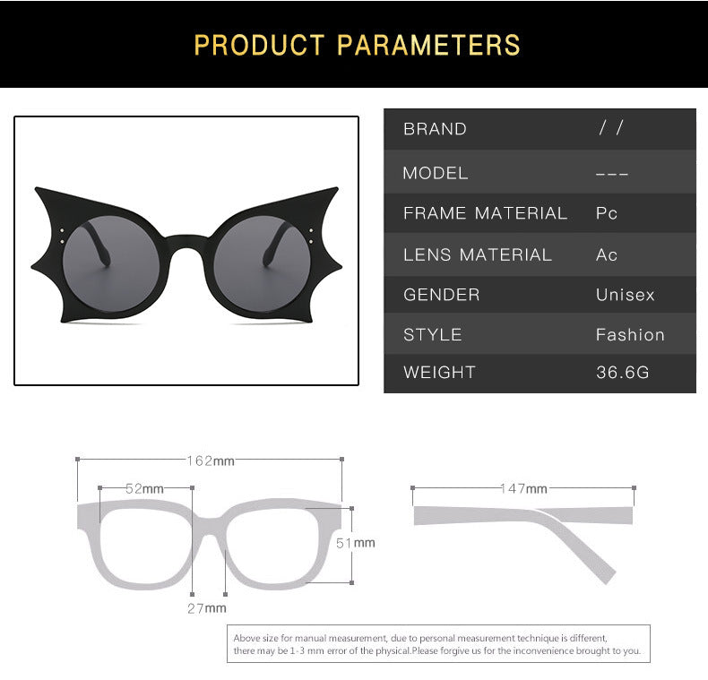 Bat Wing Sunglasses