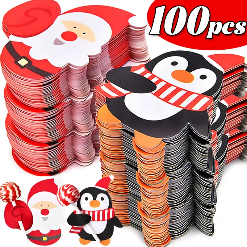 Christmas Lollipop Paper Cards