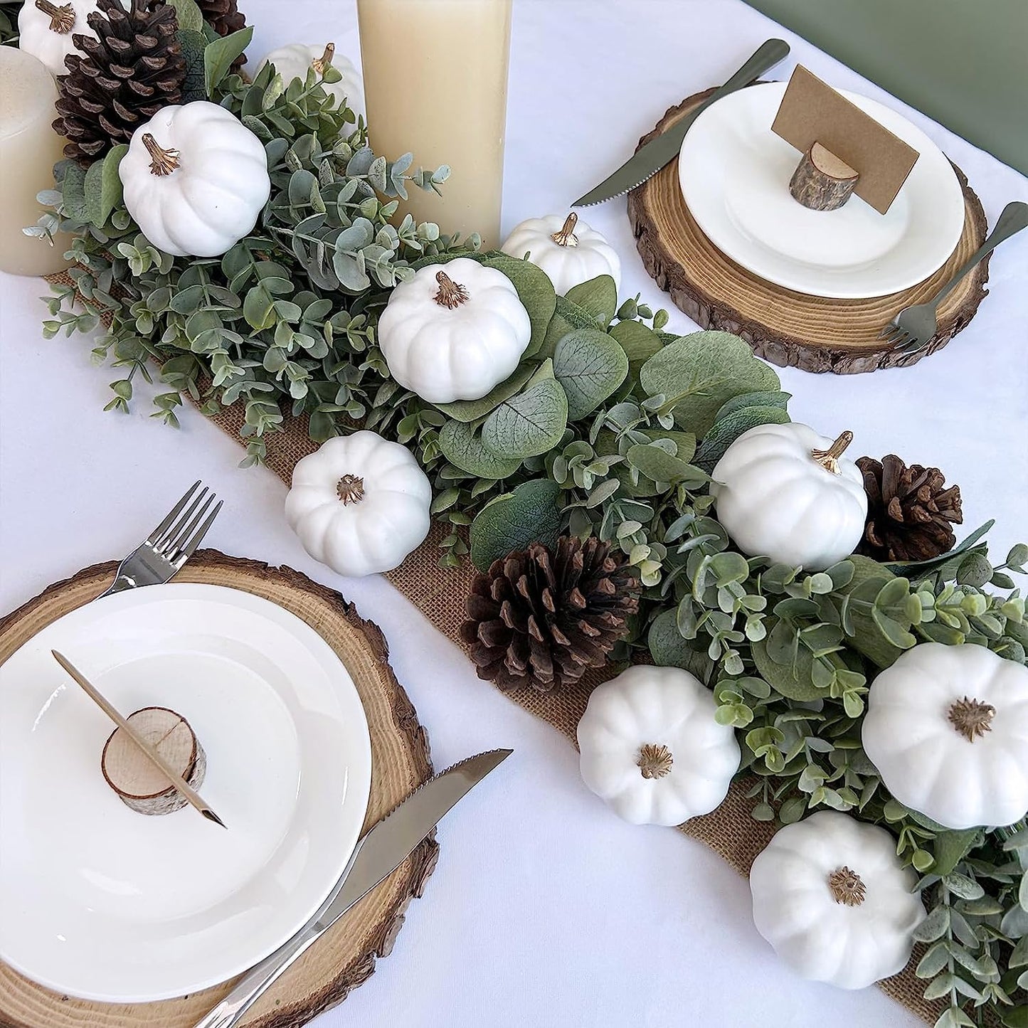 Mini White Pumpkins