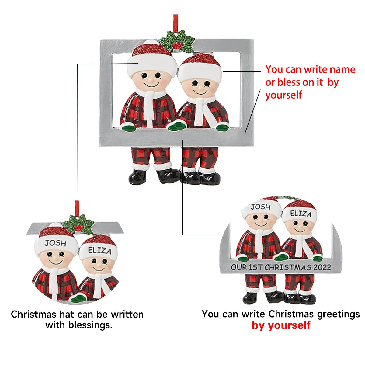 Customizable Family Ornament