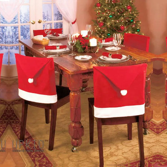 Santa Hat Chair Covers