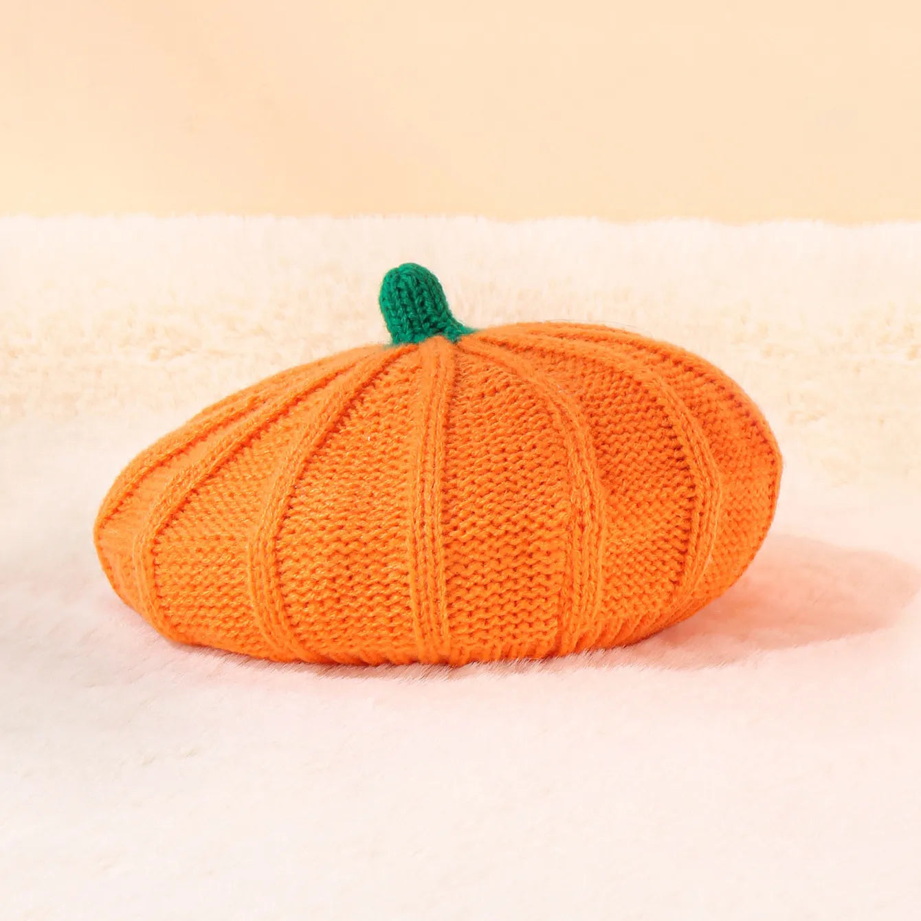 Baby & Me Pumpkin Beanies