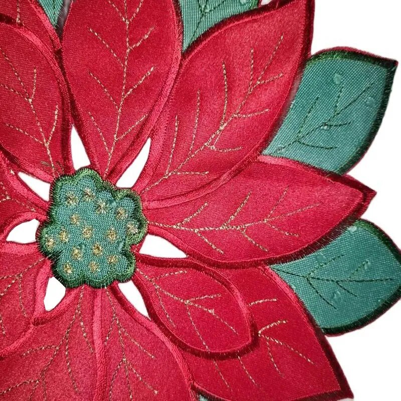 Christmas Poinsettia Placemat