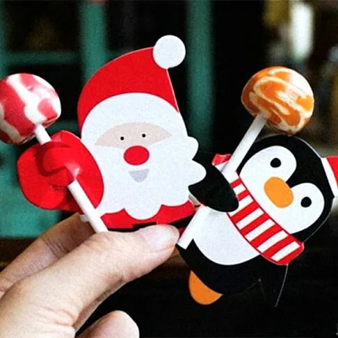 Christmas Lollipop Paper Cards
