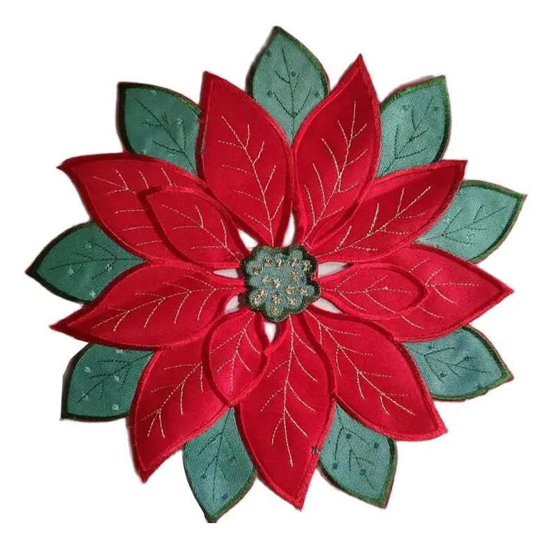 Christmas Poinsettia Placemat