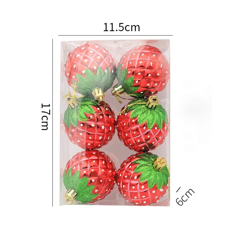 Strawberry Ornament Pack