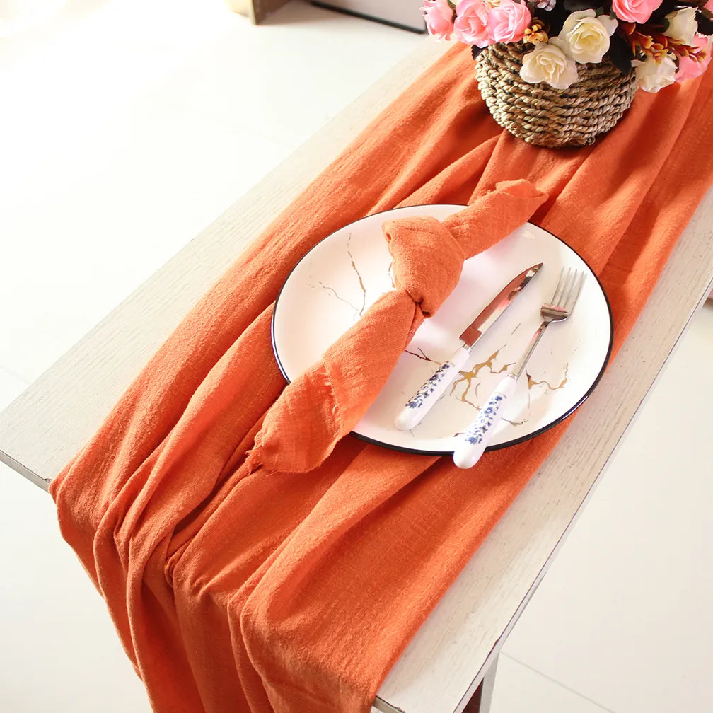 Orange Table Runner