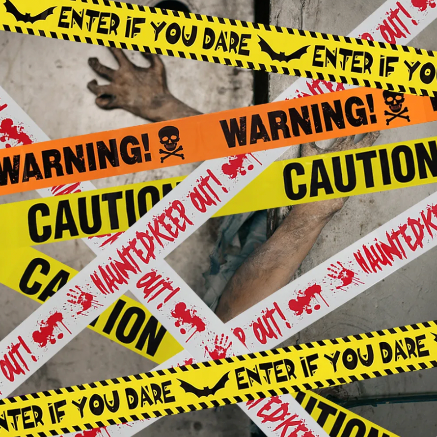 Caution Tape Decoration