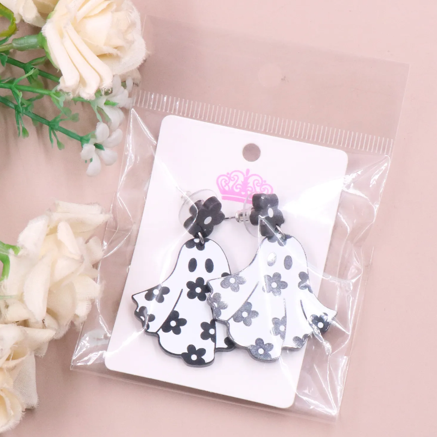 Floral Ghost Earring