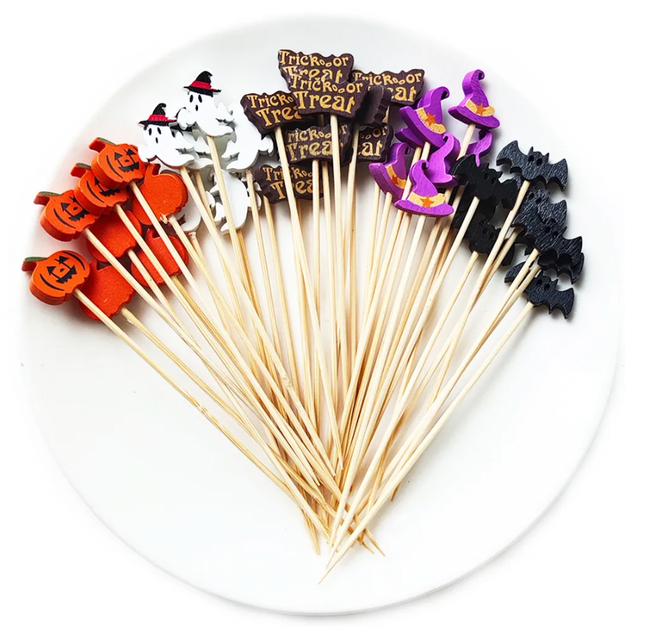 Halloween Sign Toothpicks