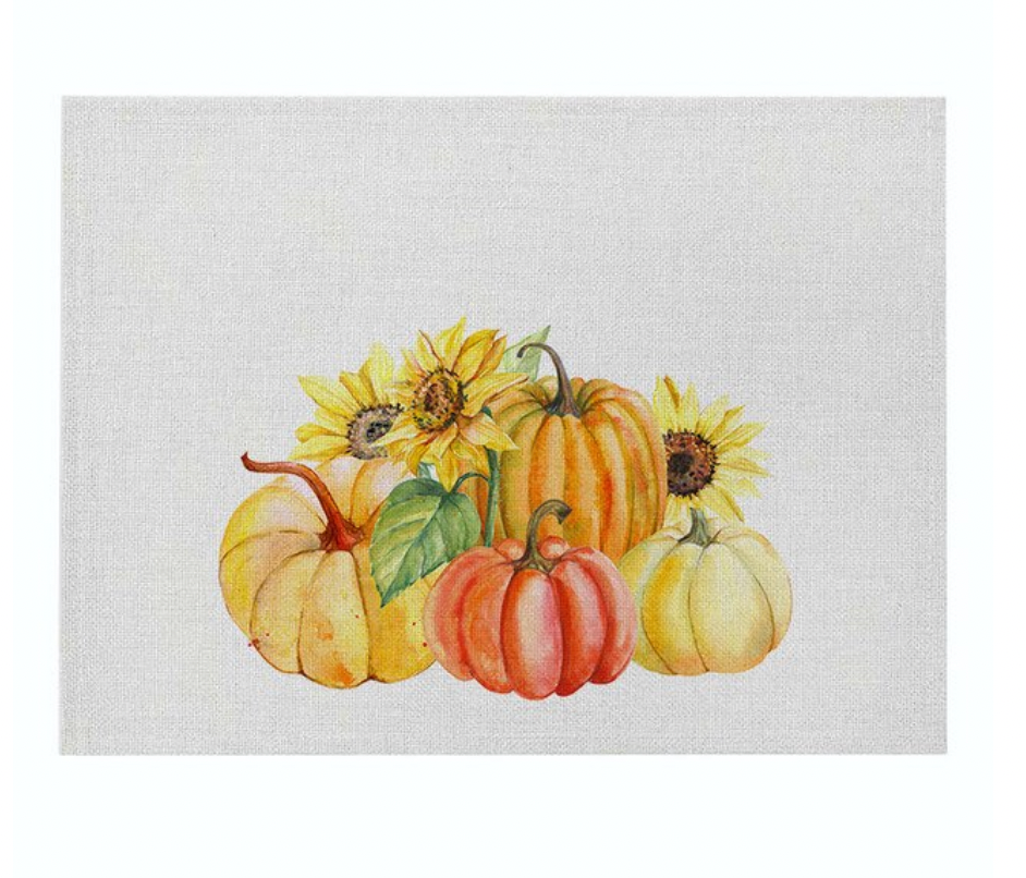 Thanksgiving Print Placemats