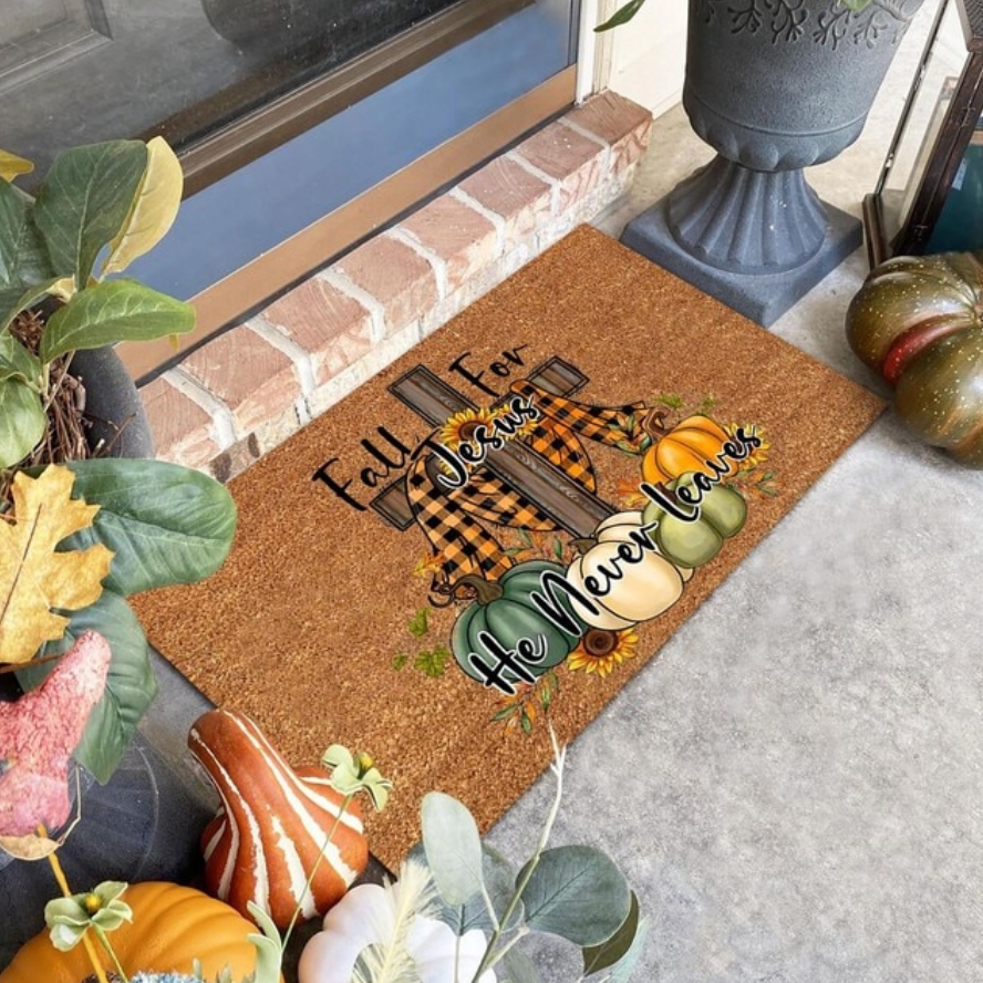 Fall Print Doormat