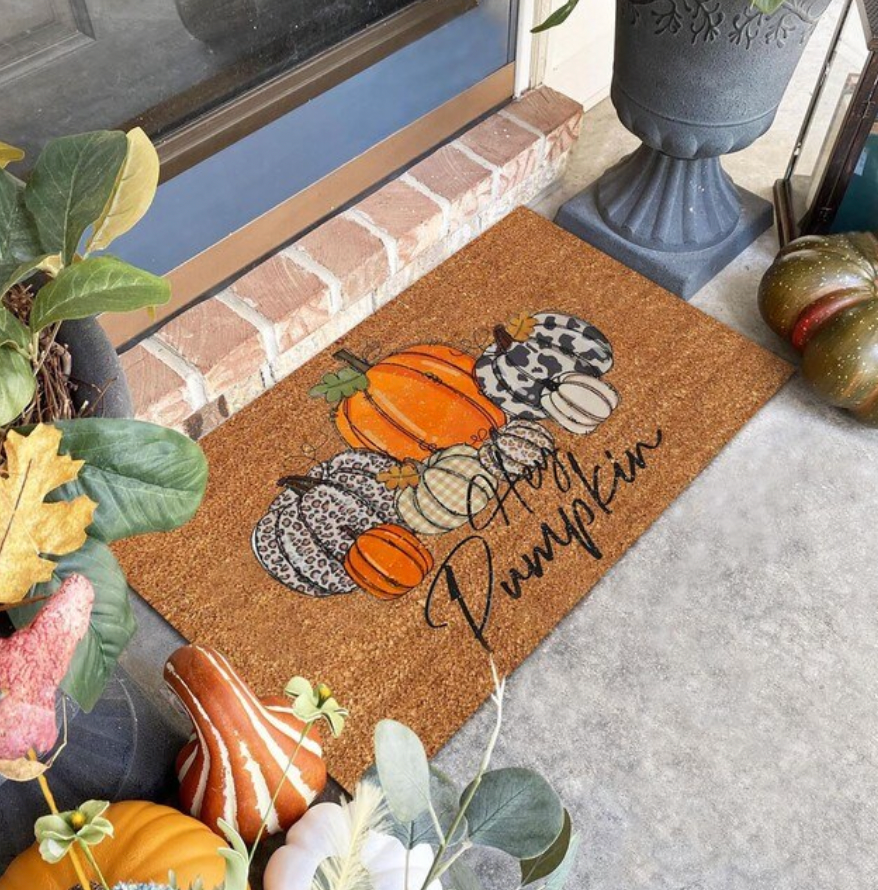 Fall Print Doormat