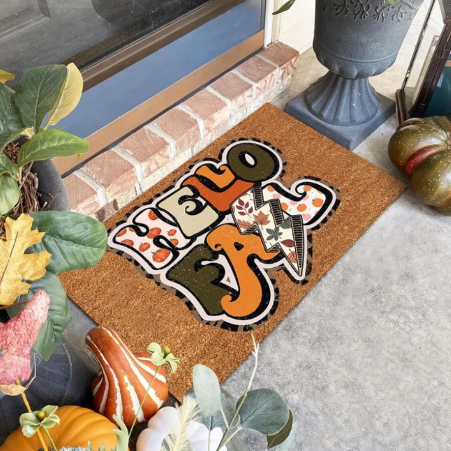 Fall Print Doormat