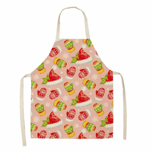 Mommy & Me Matching Christmas Print Aprons