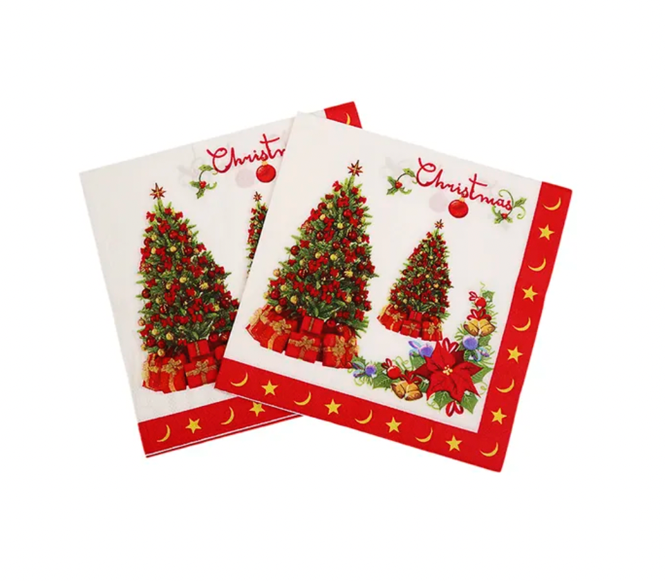 Christmas Print Napkins