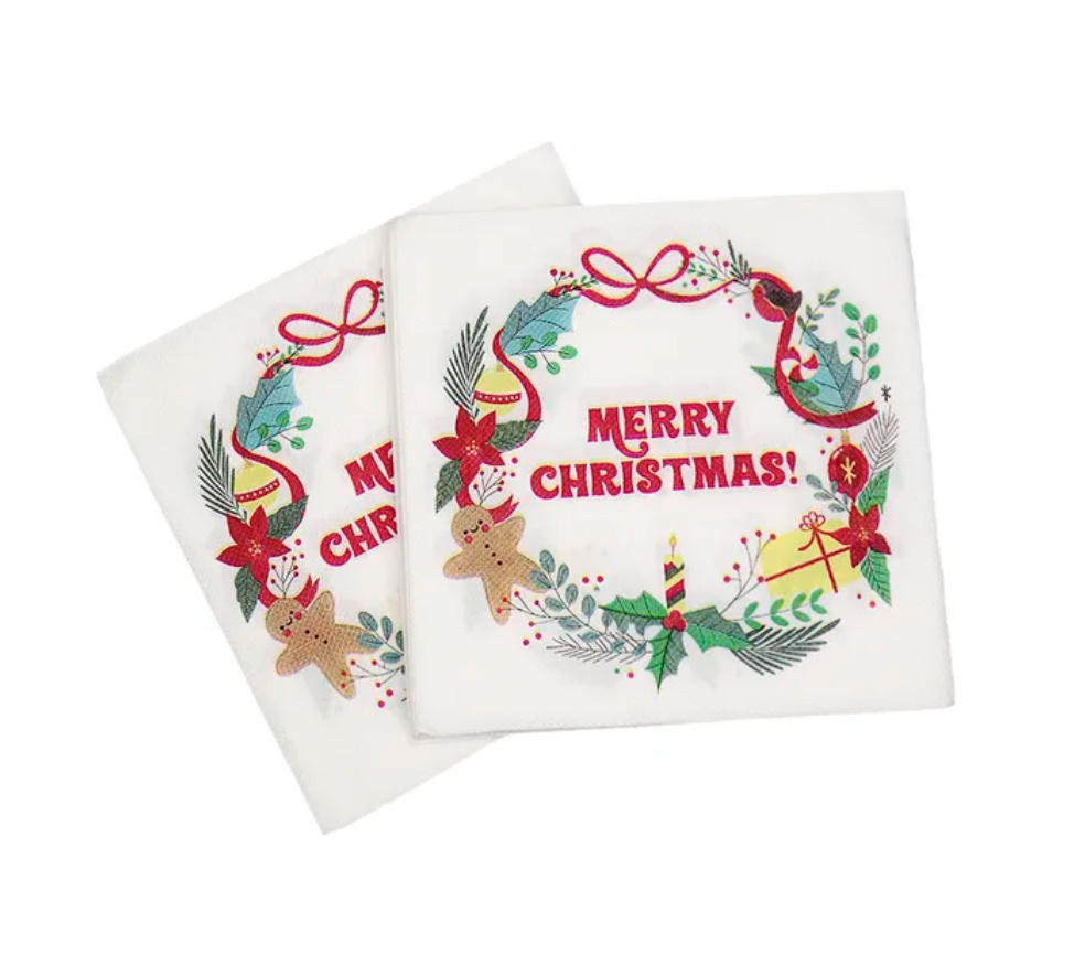 Christmas Print Napkins