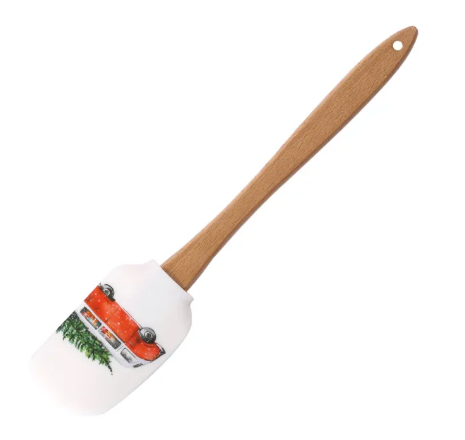 Holiday Print Baking Spatula