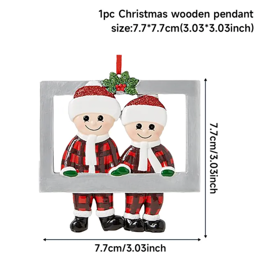 Customizable Family Ornament