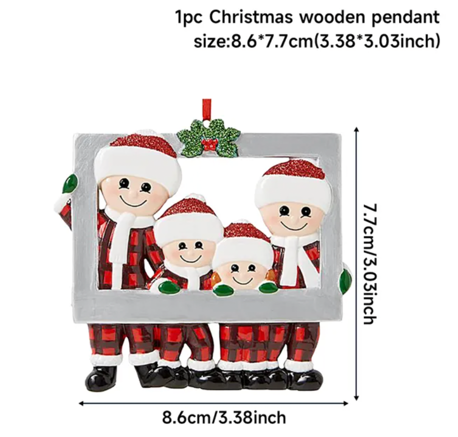 Customizable Family Ornament