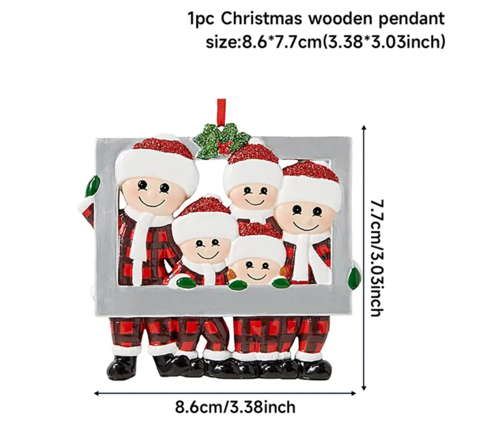 Customizable Family Ornament