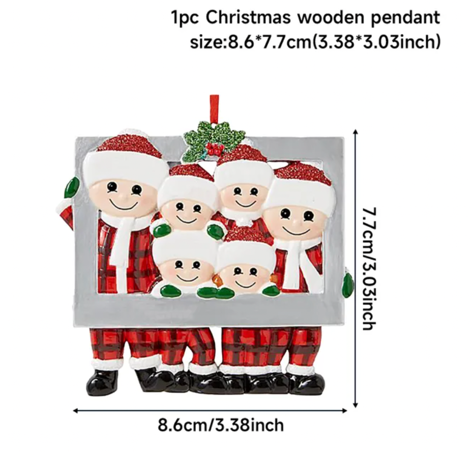 Customizable Family Ornament