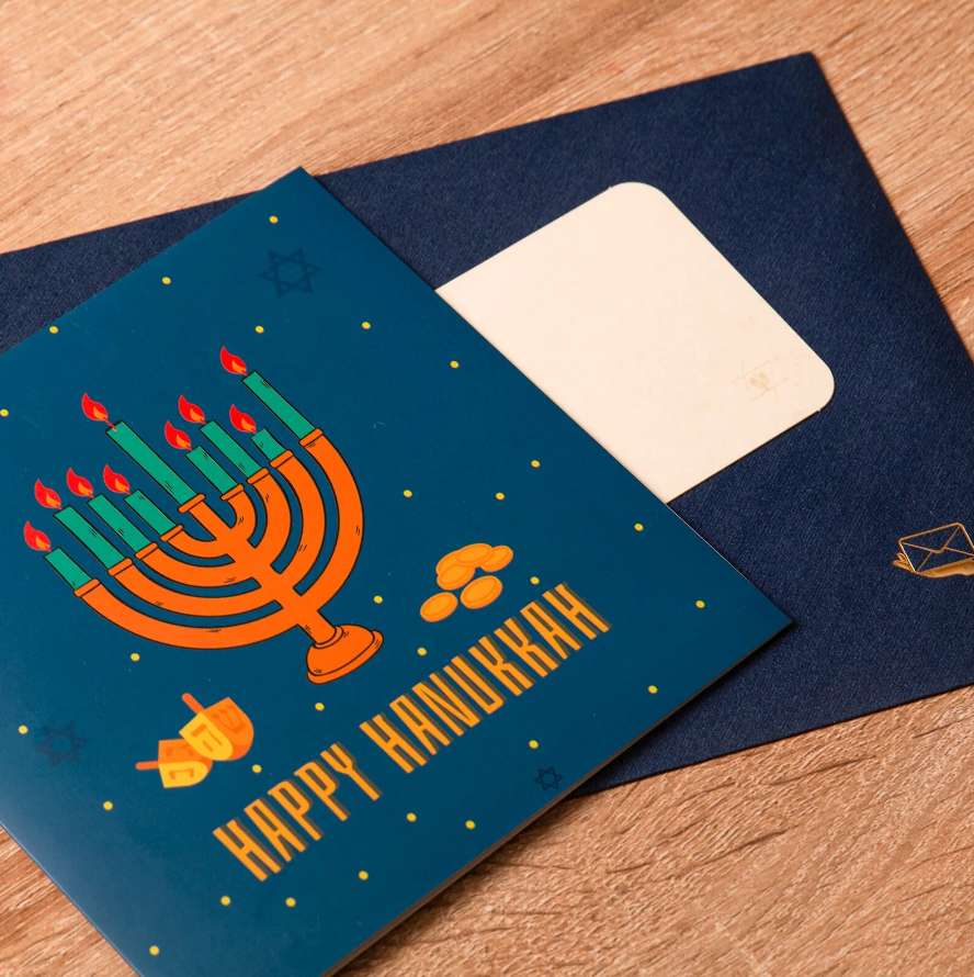 Happy Hanukkah 3D Pop-Up Card