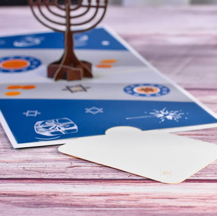 Happy Hanukkah 3D Pop-Up Card