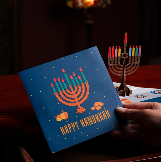 Happy Hanukkah 3D Pop-Up Card