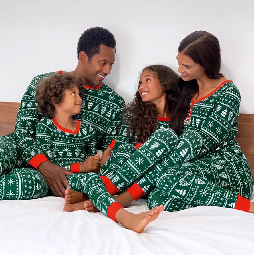 Family Christmas Print PJs