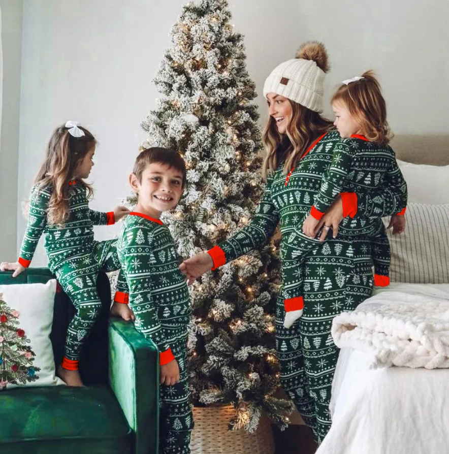 Family Christmas Print PJs